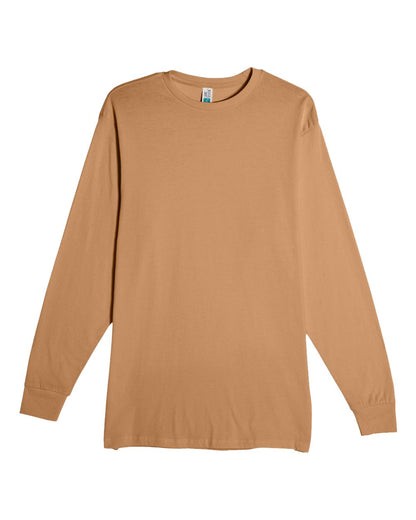 Lane Seven Heavyweight Long Sleeve T-Shirt LS15009 #color_Toasted Coconut