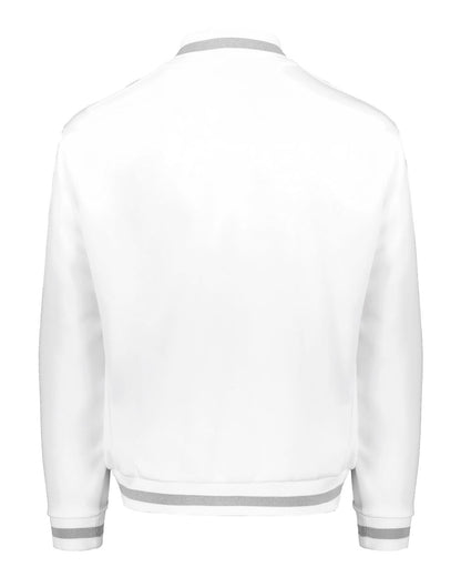 Holloway Youth V-Street Full-Zip Jacket 223647 #color_White/ Athletic Heather