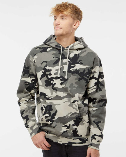 Independent Trading Co. Unisex Heavyweight Hooded Sweatshirt IND4000 #colormdl_Snow Camo