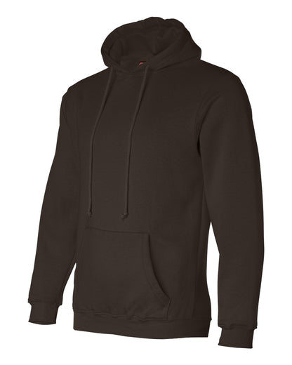 Bayside USA-Made Hooded Sweatshirt 960 #color_Chocolate