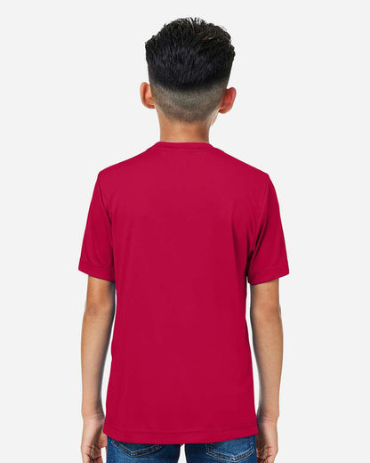 CORE365 Youth Capital Performance T-Shirt CE10Y #colormdl_Classic Red