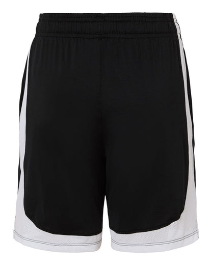 Under Armour Youth Tech Vent Athletic Shorts 6000589 #color_Black/ White