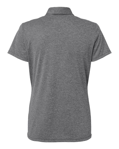 Adidas Women's Soft Heathered Polo A583 #color_Black Melange