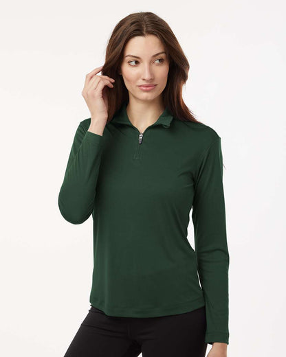 AllPro Women's Pro-Lock Performance Quarter-Zip Pullover 41870L #colormdl_Forest Green