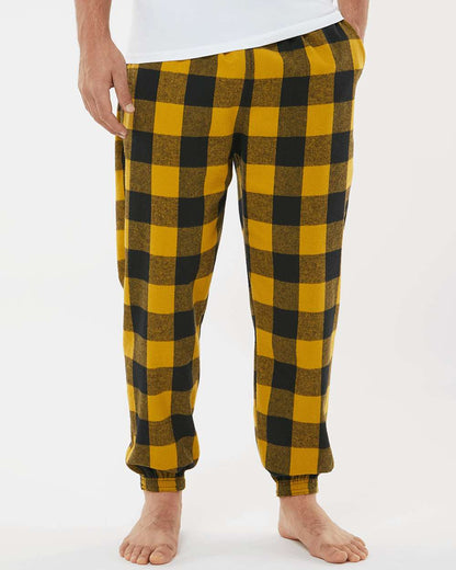 Burnside Flannel Jogger 8810 #colormdl_Gold/ Black