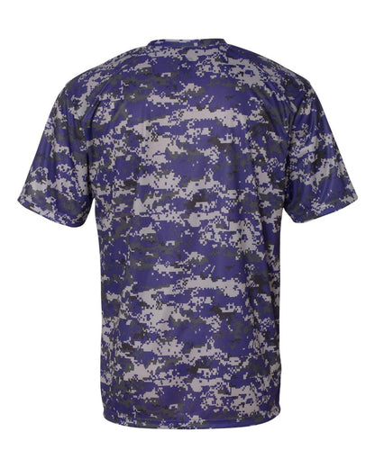 Badger Digital Camo T-Shirt 4180 #color_Purple Digital