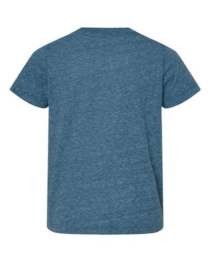 Rabbit Skins Toddler Harborside Mélange T-Shirt 3391 #color_Oceanside Melange