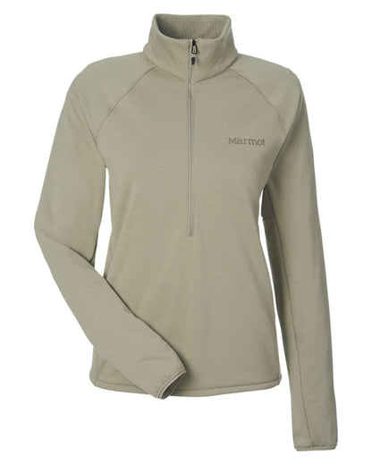 Marmot Women's Leconte Half-Zip Pullover M15391 #color_Vetiver