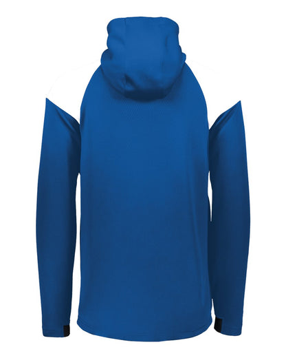 Holloway Men's Limitless Quarter-Zip Hooded Pullover 222584 #color_Royal/ White