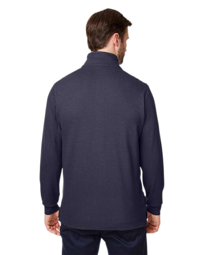 Devon & Jones Men's New Classics® Performance Quarter-Zip Pullover DG400 #colormdl_Navy