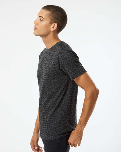 LAT Unisex Fine Jersey Tee 6901 #colormdl_Black Leopard