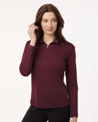 AllPro Women's Pro-Lock Performance Quarter-Zip Pullover 41870L #colormdl_Maroon