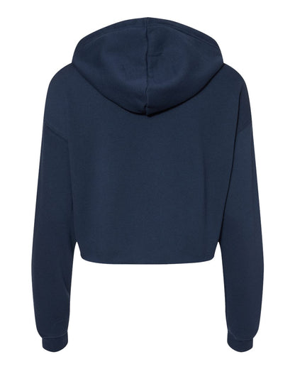 BELLA + CANVAS Women's Crop Fleece Hoodie 7502 #color_Navy