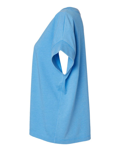 LAT Women's Relaxed Vintage Wash Tee 3502 #color_Washed Tradewind