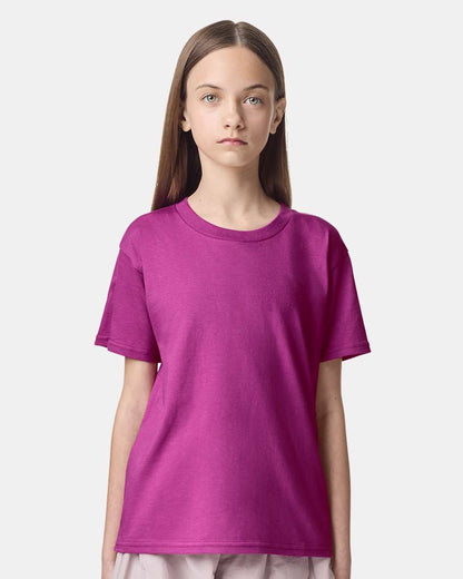 American Apparel Youth Fine Jersey Tee 2001Y #colormdl_Super Pink