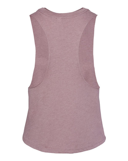 BELLA + CANVAS Women's Racerback Crop Tank 6682 #color_Heather Orchid