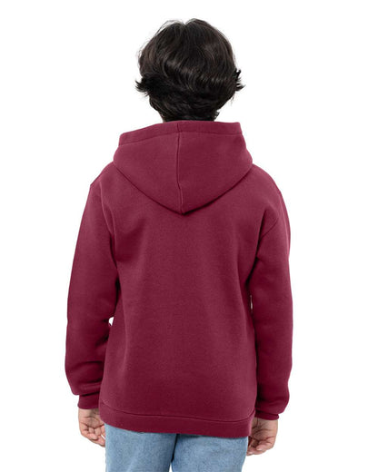 Threadfast Apparel Youth Epic Fleece Pullover Hooded Sweatshirt T2000B #colormdl_Maroon