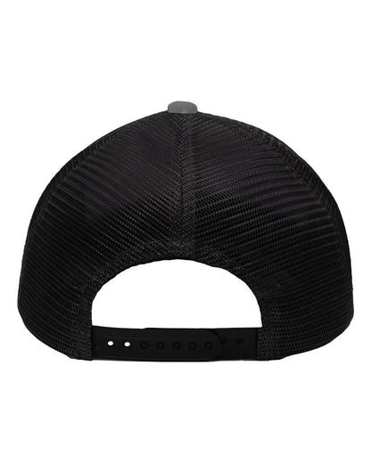 Sportsman Traditional Lo-Pro Mesh Back Trucker Fit Cap SP1450 #color_Grey Camo/ Black