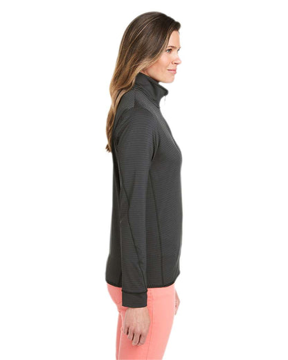 vineyard vines Women's Microstripe Sankaty Half-Zip Pullover K002521 #colormdl_Jet Black