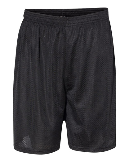 C2 Sport Men's Mesh 7" Shorts 5107 #color_Black