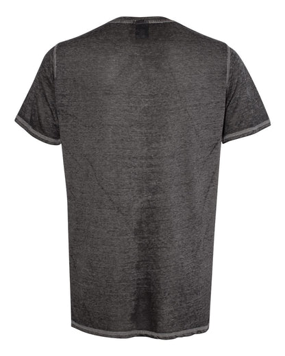 J. America Unisex Zen Jersey T-Shirt 8115 #color_Twisted Black