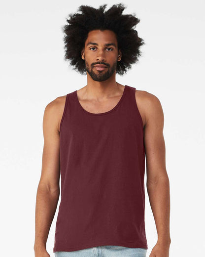 BELLA + CANVAS Jersey Tank 3480 #colormdl_Maroon