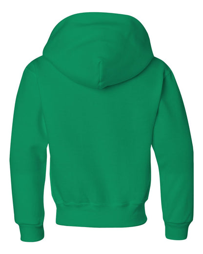 JERZEES Youth NuBlend® Hooded Sweatshirt 996YR #color_Kelly