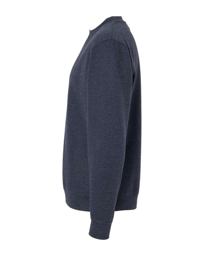 Independent Trading Co. Unisex Midweight Crewneck Sweatshirt SS3000 #color_Classic Navy Heather