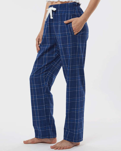 Boxercraft Women's Haley Flannel Pants BW6620 #colormdl_Navy Field Day Plaid