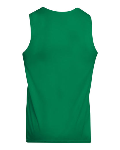 Augusta Sportswear Youth Reversible Wicking Tank Top 149 #color_Kelly/ White
