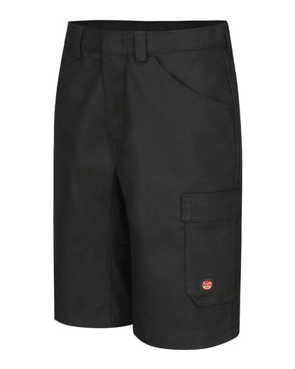 Red Kap Men's Shop Shorts PT4A #color_Black