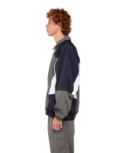 Shaka Wear Men's Nylon Tracksuit Jacket SHNTJ #colormdl_Grey