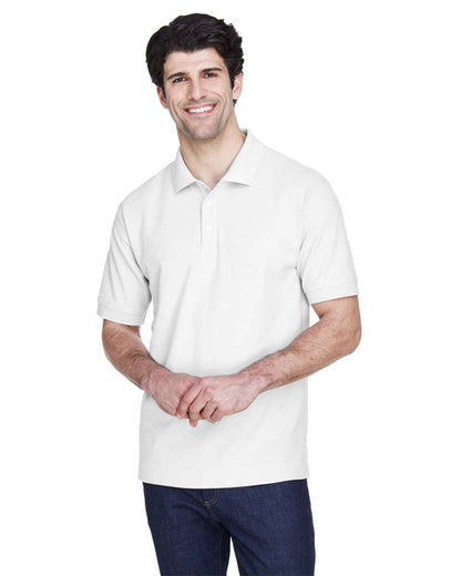 Devon & Jones Men's Pima Piqué Polo D100 #colormdl_White