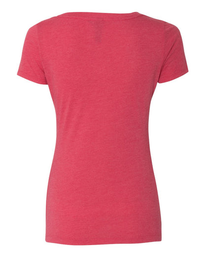 Next Level Women’s Triblend Scoop Neck T-Shirt 6730 #color_Vintage Shocking Pink