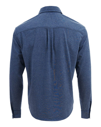 Recover Men's Eco Button Down Shirt EC650 #color_Cobalt