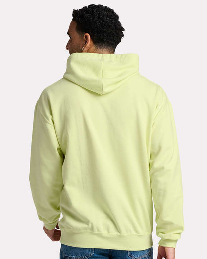 JERZEES Unisex Ultimate CVC Hooded Sweatshirt IC49MR #colormdl_Celery Juice