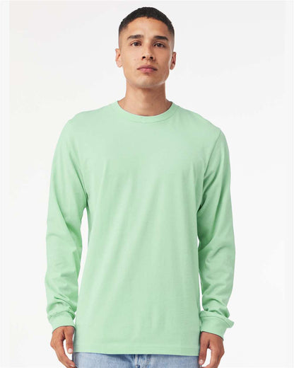 BELLA + CANVAS Jersey Long Sleeve Tee 3501 #colormdl_Mint