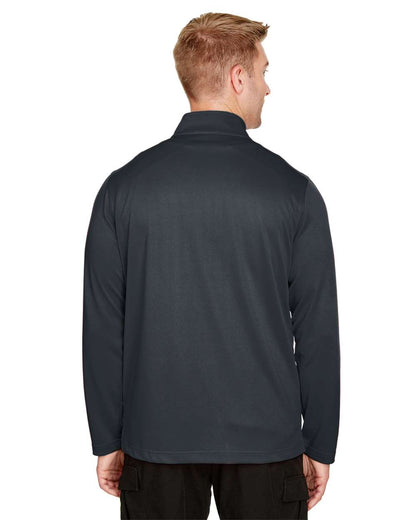 Harriton Men's Advantage Snag Protection Plus Quarter-Zip Pullover M748 #colormdl_Dark Charcoal