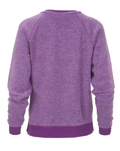 Boxercraft Women's Fleece Out Pullover K01 #color_Purple