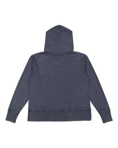 LAT Women's Vintage Wash Hoodie Sweatshirt 3536 #color_Washed Navy