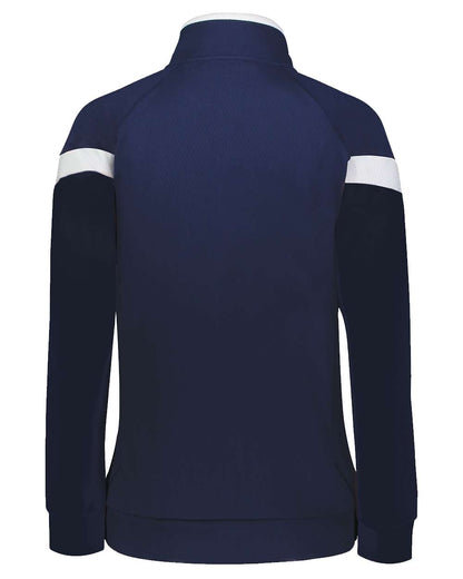 Holloway Women's Limitless Full-Zip Jacket 229779 #color_Navy/ White/ Navy