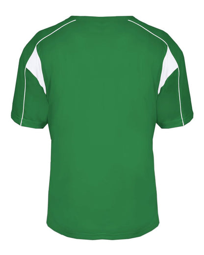 Alleson Athletic Youth B-Core Pro Placket Jersey 2937 #color_Kelly/ White