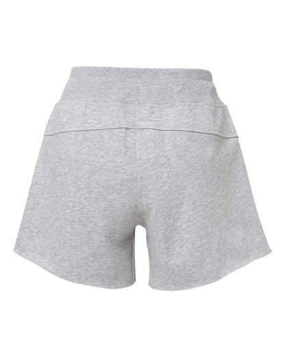 MV Sport Women's Jolene Fundamental Fleece Shorts W23151 #color_Heather Grey