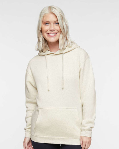LAT Unisex Elevated Fleece Hoodie Sweatshirt 6926 #colormdl_Natural Heather