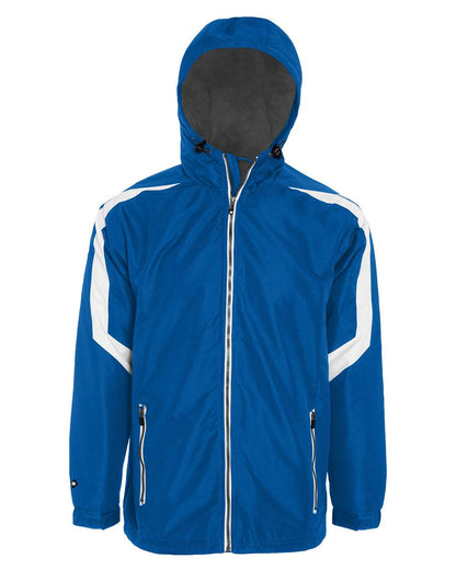 Holloway Men's Charger Hooded Jacket 229059 #color_Royal/ White