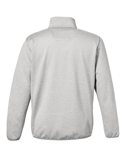 HUK Men's Coldfront+ Quarter-Zip Pullover H130098 #color_Harbor Mist Heather