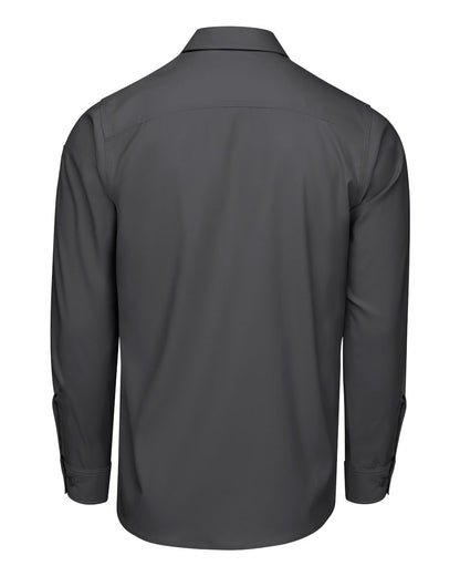 Red Kap Men's Tall Cooling Long Sleeve Work Shirt TSM4T #color_Carbon