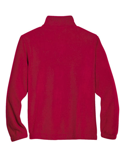 Harriton Youth Full-Zip Fleece M990Y #color_Red
