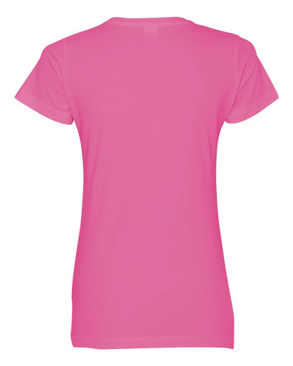 LAT Women's Fine Jersey Tee 3516 #color_Raspberry