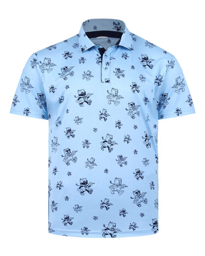 Swannies Men's Bill Polo SW1015 #color_Sky